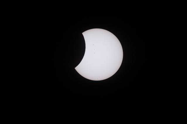 NASA image: ISS Eclipse