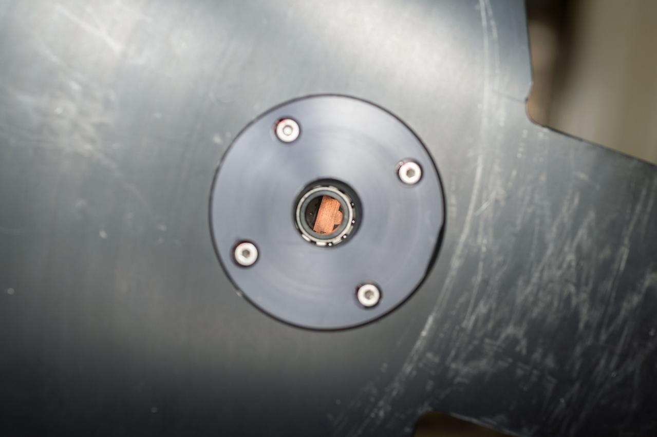 iss053e037294 (9/22/2017) --- A view of the Advanced Nano Step Cartridge Installation into the Solution Crystallization Observation Facility (SCOF) aboard the International Space Station (ISS). The Effects of Impurities on Perfection of Protein Crystals, Partition Functions, and Growth Mechanisms (Advanced Nano Step) experiment monitors and records how the incorporation of specific impurity molecules affect the development and quality of protein crystals, as they grow in a quartz cell aboard the ISS.