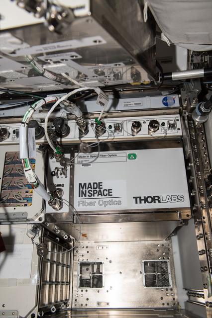 NASA image: Made In Space Fiber Optics Locker Installation