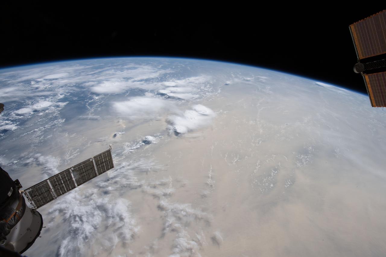 iss055e007630 (March 31, 2018) --- This view from the International Space Station looks over a portion of the African continent including the nations of Nigeria and Cameroon.