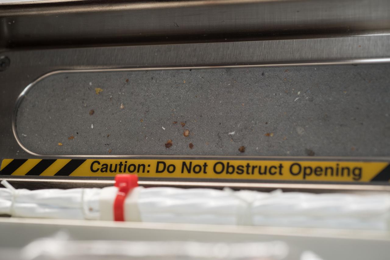 iss055e027816 (4/21/2018) --- Photo documentation of locations of where samples taken by the crew for the Divert Unwanted Space Trash (DUST) operations aboard the International Space Station (ISS). The DUST investigation collects and analyzes particulates in airborne debris from the ISS cabin. Unique aspects of the spacecraft environment, such as lack of gravity and no fresh air, influence the size, quantity, and components of airborne particulate matter, which in turn affects air quality aboard the station. The data also provides baseline information for future spacecraft particle detector design, and the debris can be used for realistic testing of possible particulate monitors for future long-duration missions.