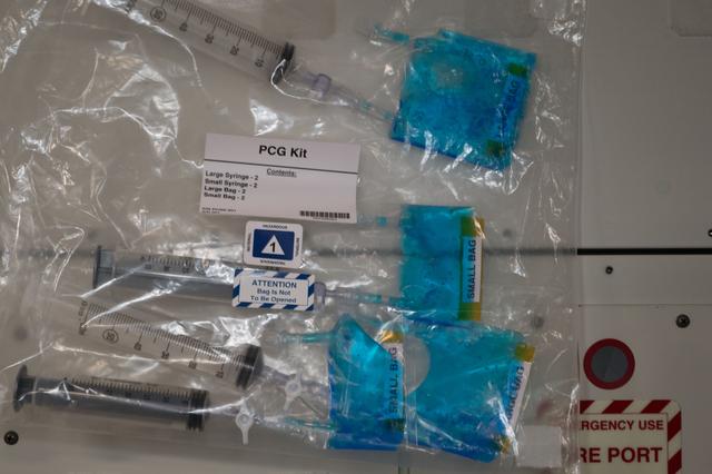 NASA image: PCG-9 sample inspection