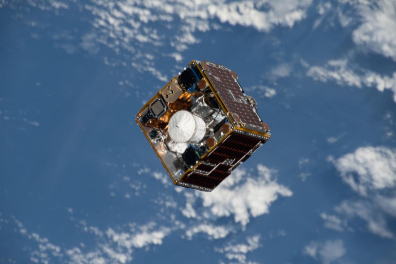 iss056e025423 (6/20/2018) --- Deployment of the NanoRacks-Remove Debris Satellite from the International Space Station (ISS). NanoRacks-Remove Debris aims to demonstrate key technologies for Active Debris Removal to reduce the risks presented by space debris