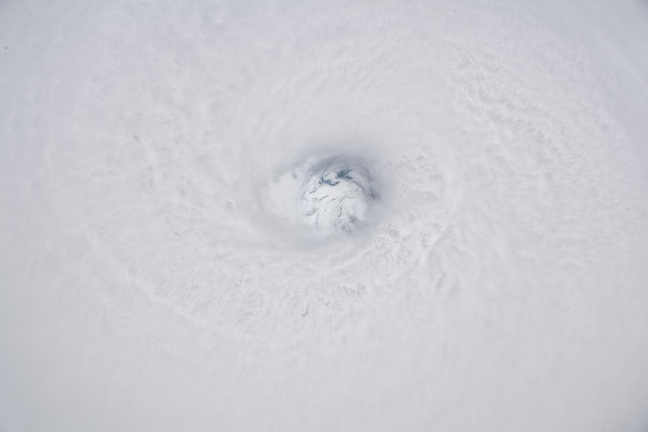 iss056e129868 (Aug. 7, 2018) --- The fully-formed eye of Hurricane Hector is clearly visible from the International Space Station as the orbital complex flew 250 miles above the Pacific Ocean southeast of the Hawaiian island chain.