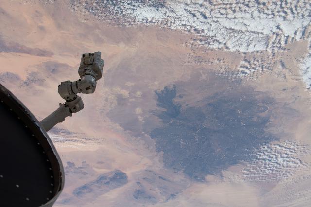 NASA image: The North African nation of Libya and the Sahara