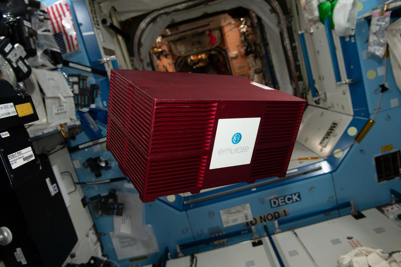 iss058e000975 (12/26/2018) --- A view of the Organs-On-Chips as a Platform for Studying Effects of Microgravity on Human Physiology investigation taken onboard the International Space Station (ISS).  Organs-On-Chips as a Platform for Studying Effects of Microgravity on Human Physiology analyzes the effect of microgravity and other space-related stressors on the brain blood barrier. It uses fully automated tissue chip technology, a Brain-Chip, consisting of living neuronal and vascular endothelial cells in a micro-engineered environment. Results may provide insight into the relationship between inflammation and brain function and a better understanding of neurodegenerative diseases such as Alzheimer’s and Parkinson’s.