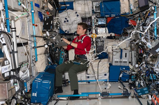 NASA image: NASA Astronaut Anne McClain Conducts Space Science and Station Maintenance