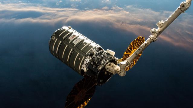 NASA image: The Cygnus cargo craft from Northrop Grumman