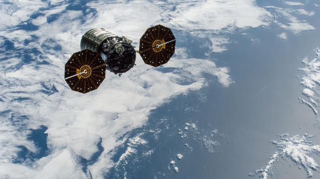 NASA image: The Cygnus cargo craft from Northrop Grumman