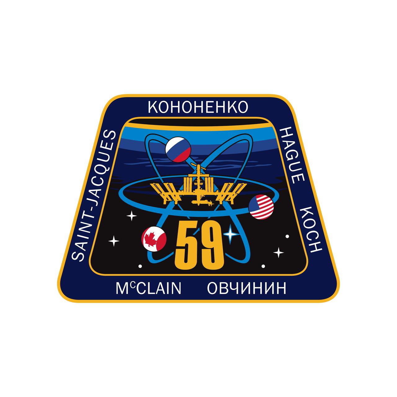 iss059-s-001 (May 16, 2018) --- The official mission insignia for Expedition 59.