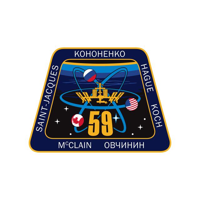 NASA image: The official mission insignia for Expedition 59