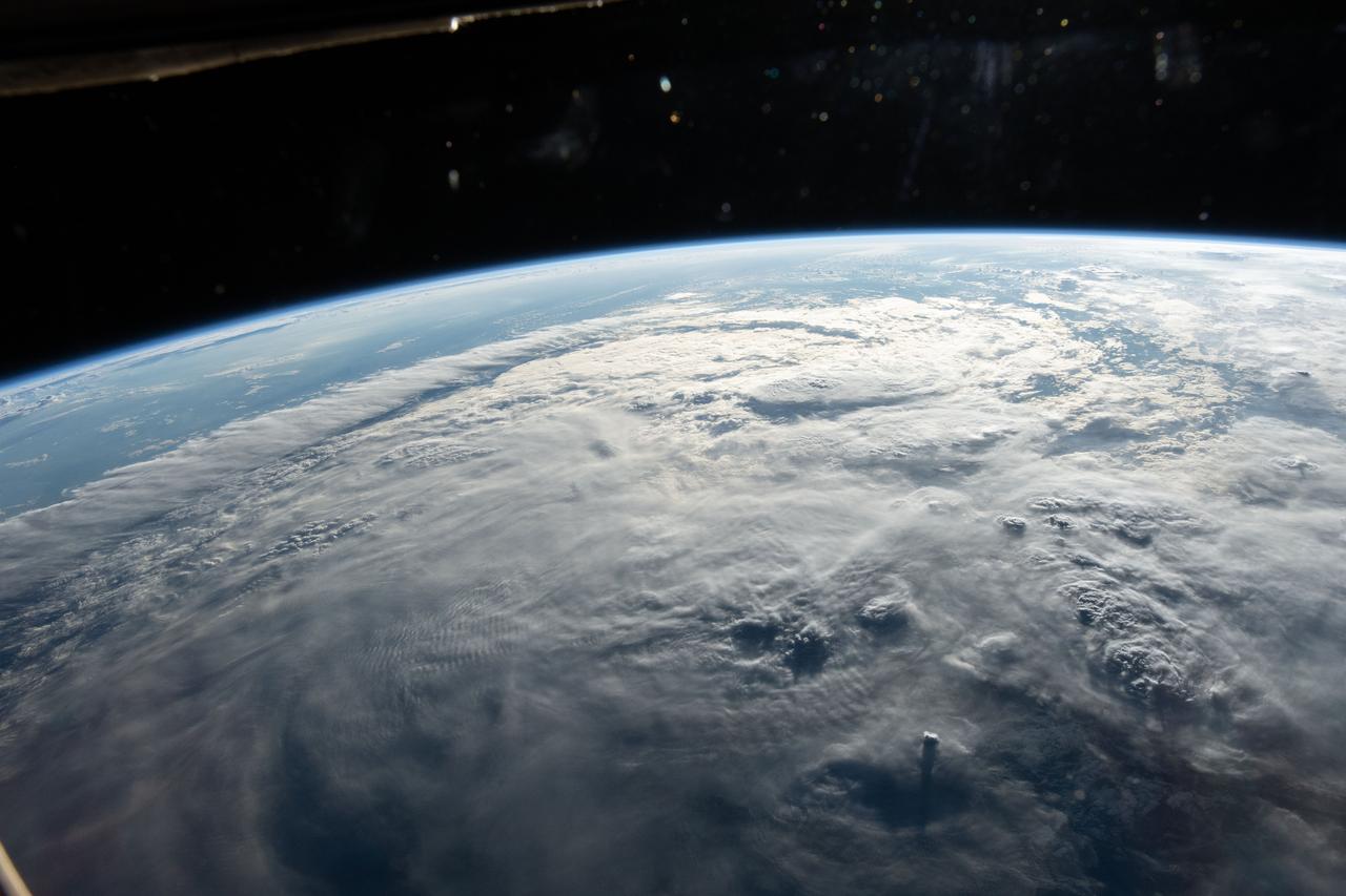 iss059e000515 (March 16, 2019) --- Tropical Cyclone Idai is pictured from the International Space Station as the orbital complex flew 261 miles above the southeast coast of Africa. Idai's track took it over the Mozambique Channel and portions of the nations of Madagascar, Mozambique, Malawi and Zimbabwe creating devastation and casualties in the southeast portion of the African continent.