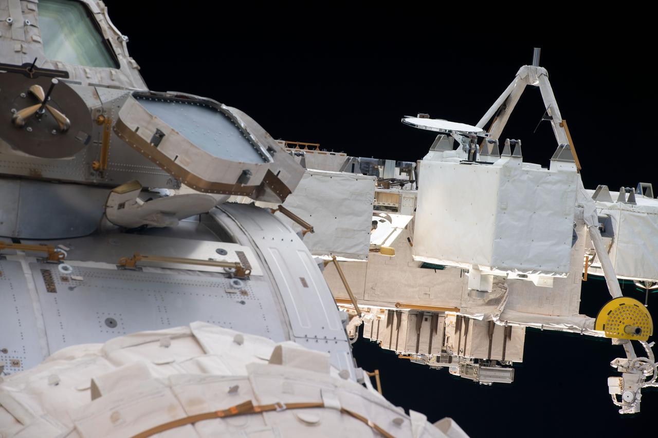 iss059e088632 (6/3/2019) --- Photo documentation of the GEDI investigation located on the Japanese Experiment Module - Exposed Facility (JEM-EF) onboard the International Space Station (ISS). The Global Ecosystem Dynamics Investigation (GEDI) provides high-quality laser ranging observations of the Earth’s forests and topography required to advance the understanding of important carbon and water cycling processes, biodiversity, and habitat.
