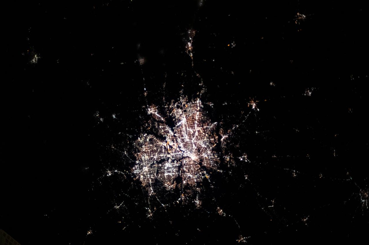 iss061e113495 (Jan. 3, 2020) --- The International Space Station was orbiting 260 miles above central Texas when this nighttime photograph was taken of the Dallas-Fort Worth metropolitan area.