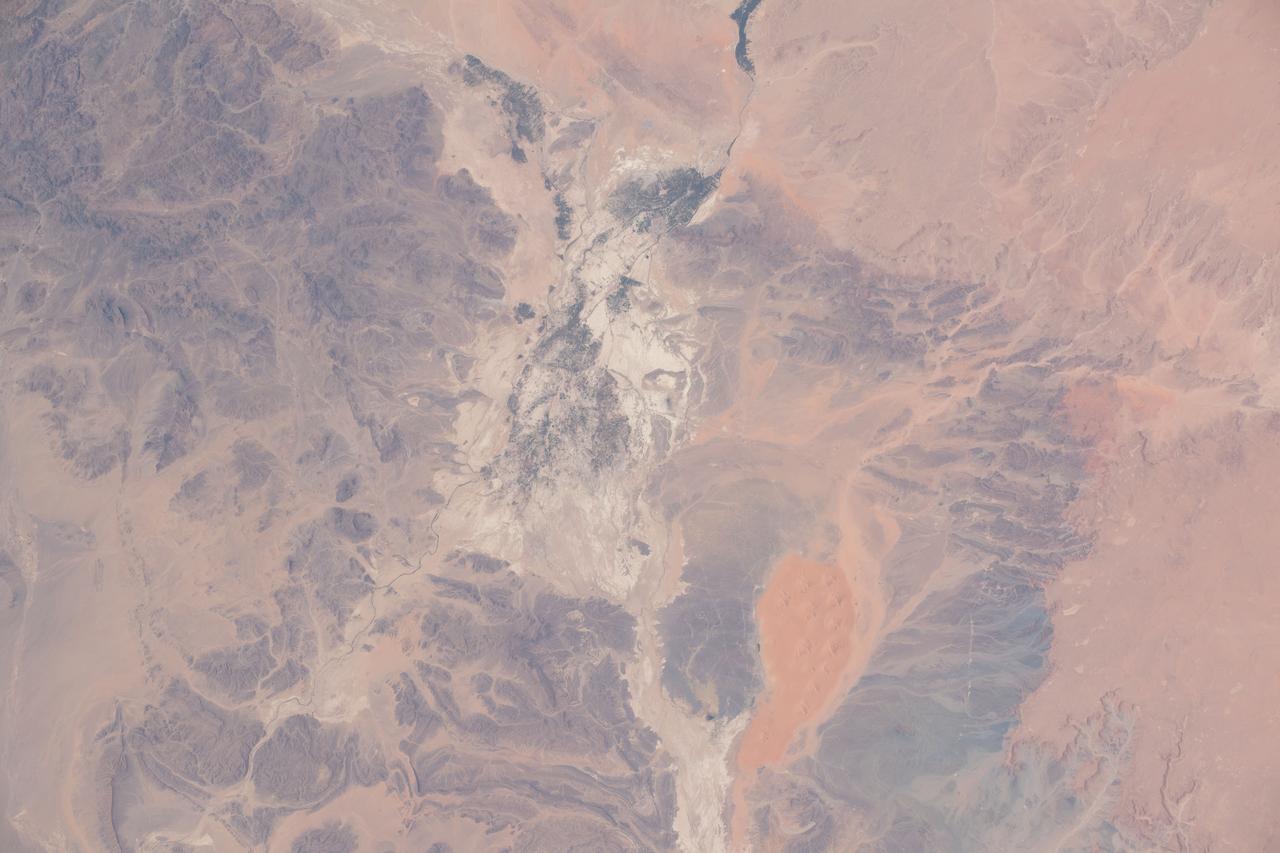 iss063e002398 (April 22, 2020) --- The Errachidia Province of Morocco is pictured from the International Space Station as it orbited above the North African nation.