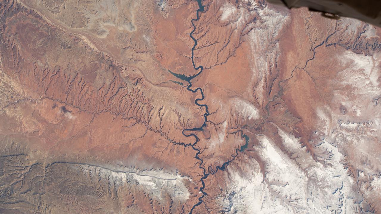 iss064e000624 (Oct. 26, 2020) --- Glen Canyon National Recreation Area and Lake Powell is pictured from the International Space Station as it orbited above Utah in North America.