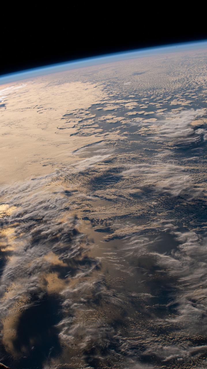 iss064e004315 (Nov. 13, 2020) --- Cloudy seas are pictured from the International Space Station as it orbited 260 miles above the Pacific Ocean about 1,100 miles due south of the Hawaiian island chain.