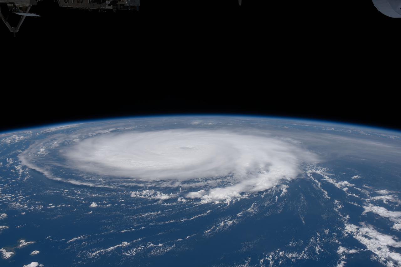 iss065e432549 (Sept. 29, 2021) --- The International Space Station orbits 259 miles above Trinidad and Tobago as Hurricane Sam churned in the Atlantic Ocean.