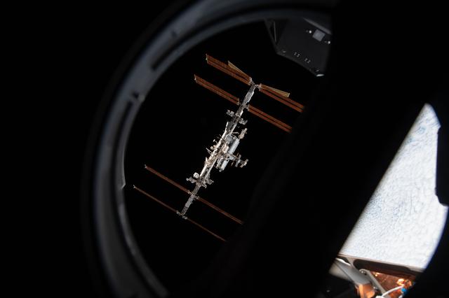NASA image: ISS from the SpaceX Crew Dragon Endeavor during Flyaround