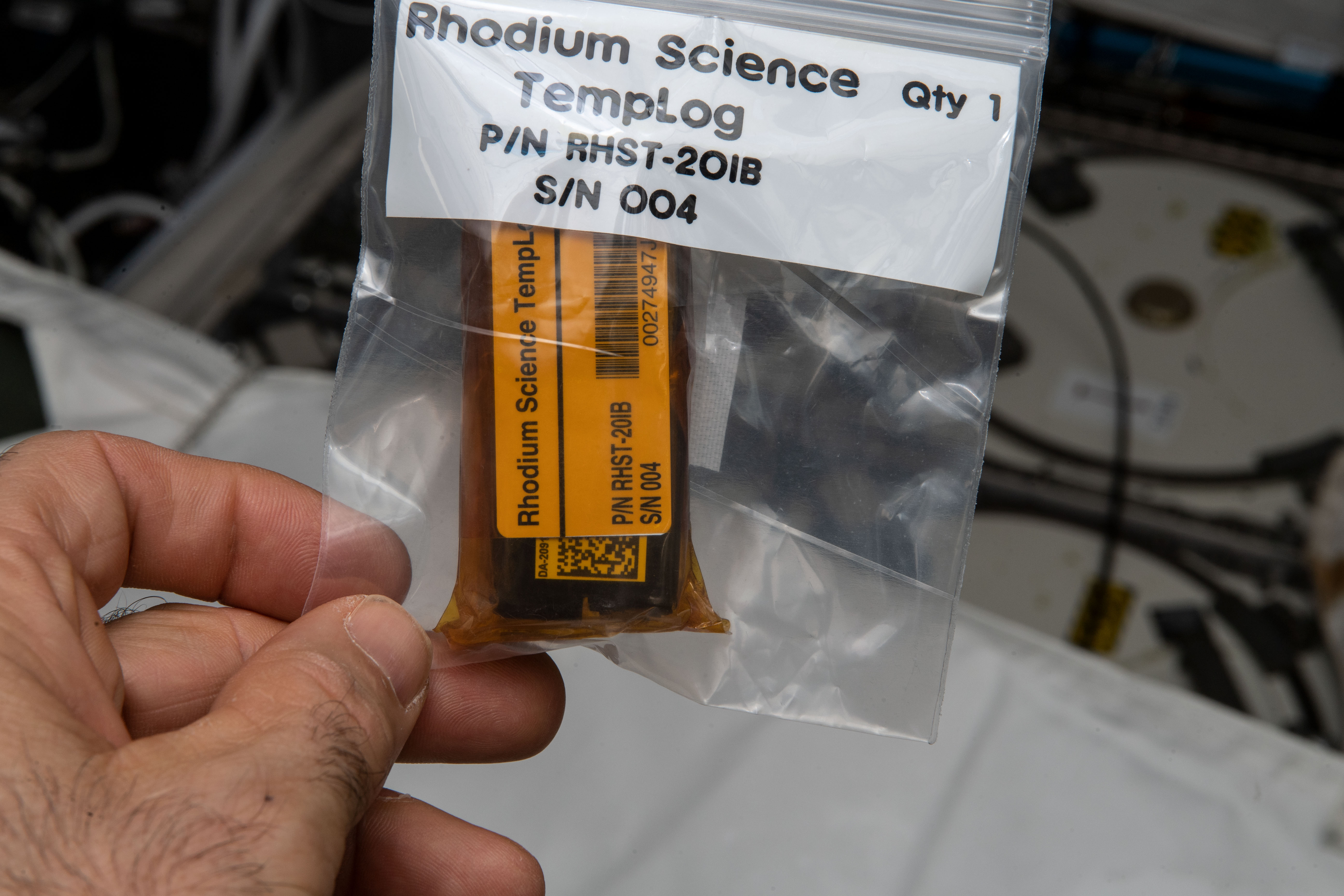 iss066e110839 (1/11/2022) --- A view of the Rhodium Probiotic Challenge samples aboard the International Space Station (ISS). the Swinburne Youth Space Innovation Challenge 2021: Microgravity Production of a Probiotic Yoghurt Using Active Bacterial Cultures (Rhodium Probiotic Challenge) tests methods for producing yoghurt in space.