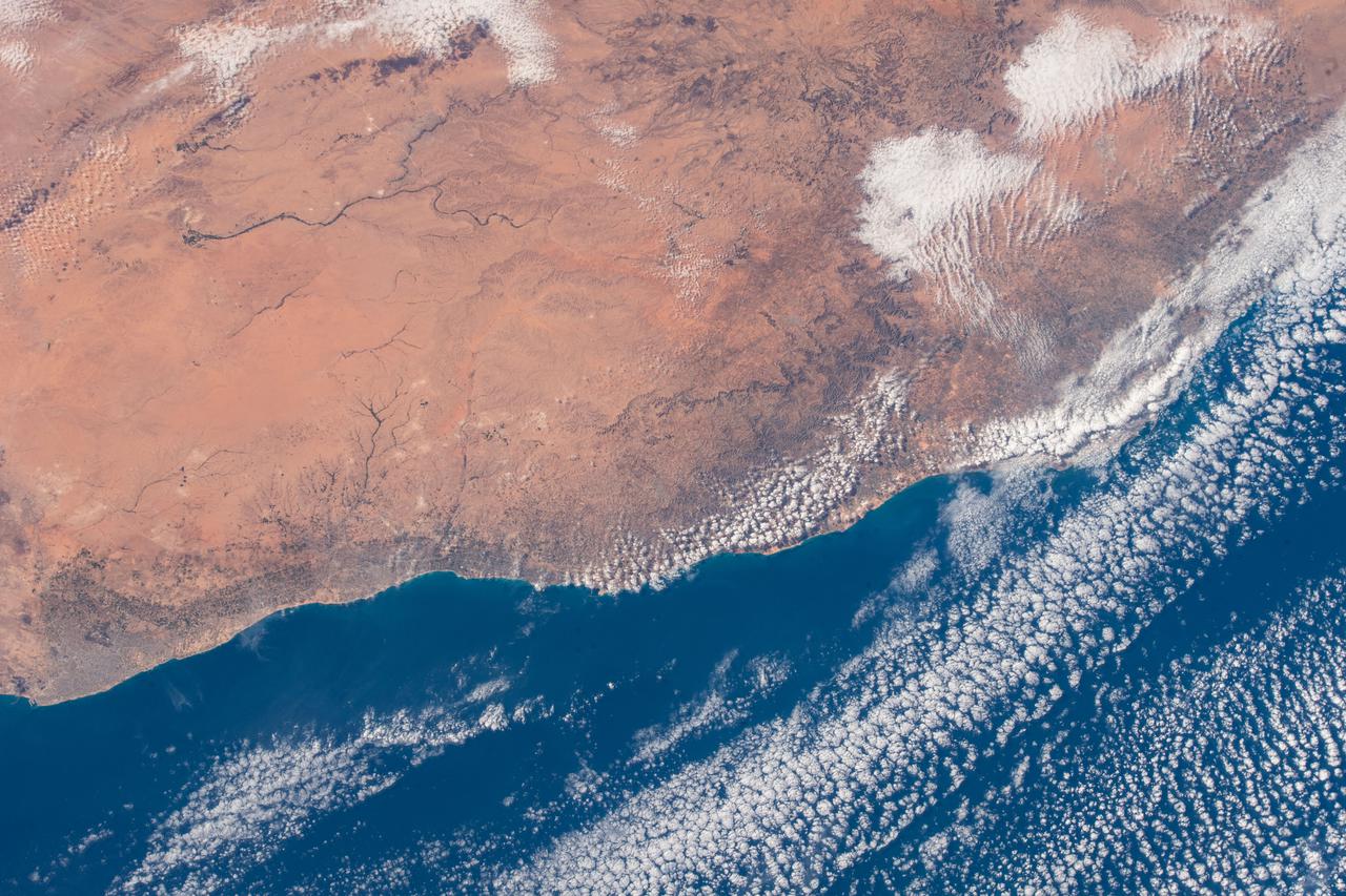 iss066e137420 (Feb. 7, 2022) --- The northwest coast of the African nation of Libya is pictured from the International Space Station as it orbited 259 miles above the Mediterranean Sea.