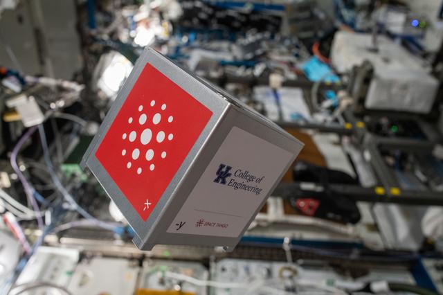 NASA image: TangoLab Card Cube Removal