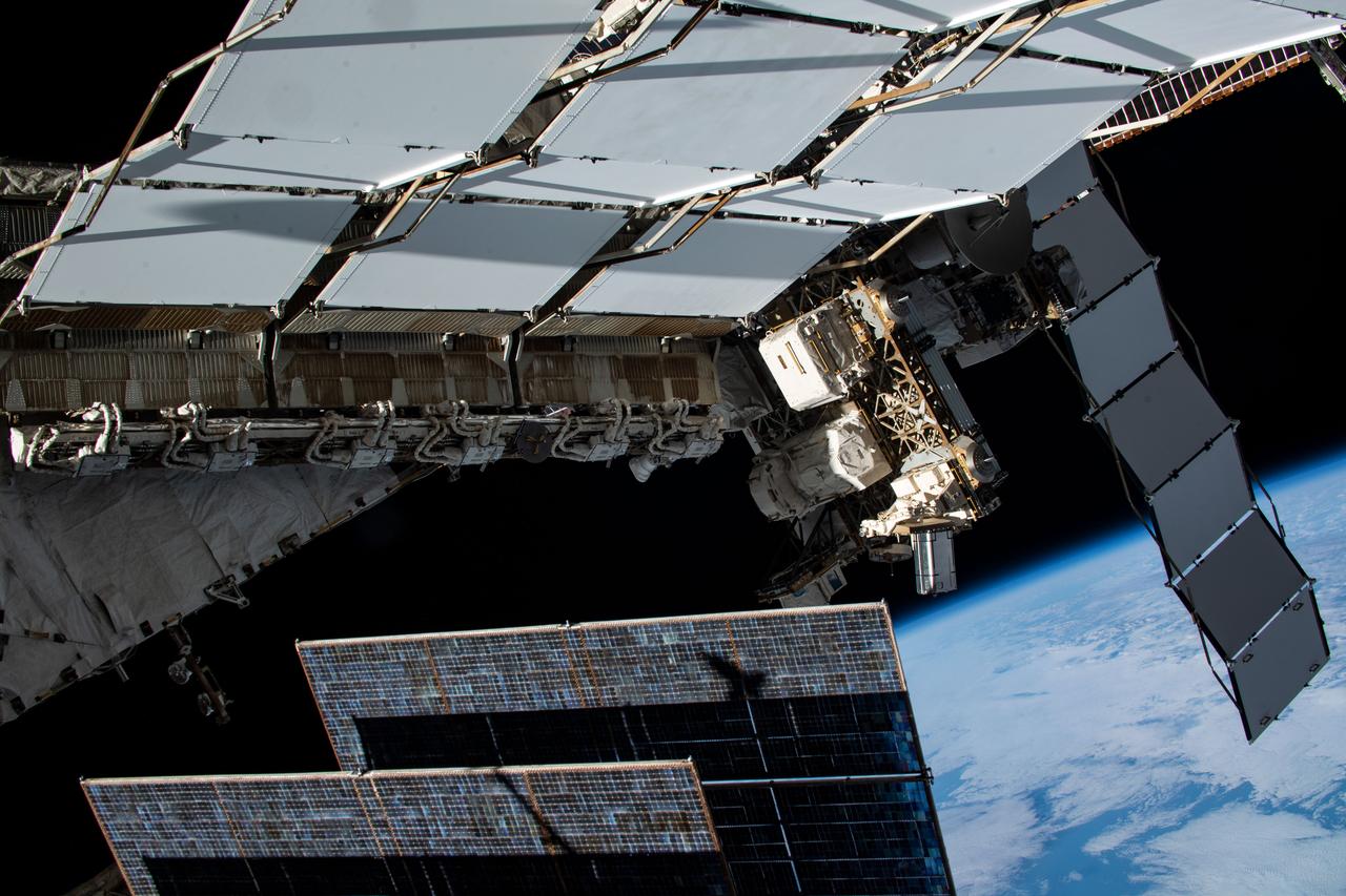 iss067e055504 (5/16/2022) --- Multiple User System for Earth Sensing (MUSES) is the first multi-user facility on an ISS ExPRESS Logistics Carrier (ELC). The facility primarily serves as a platform for earth-viewing sensors and other technologies requiring long-term access to the space environment.