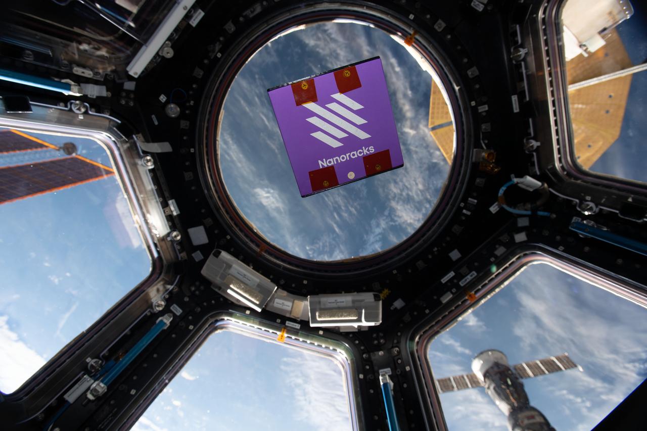 iss067e066375 (5/23/2022) --- A view of the SpaceChain 2.0 investigation in the cupola module aboard the International space Station (ISS). The SpaceChain 2.0 investigation verifies the hardware and software required to extend robust blockchain capabilities into the developing space economy.