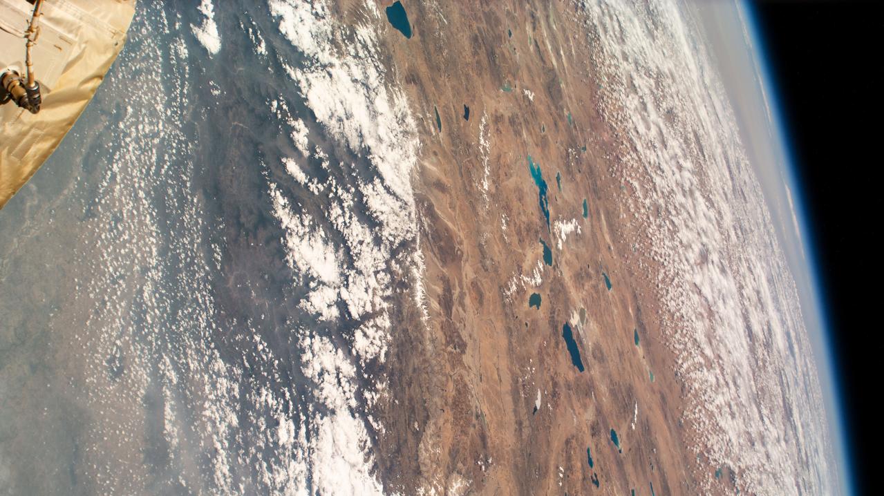 iss067e107529 (June 3, 2022) --- This photograph from the International Space Station looks across the snow-capped Himalayas and into southern China as the orbiting lab flew 262 miles above India.