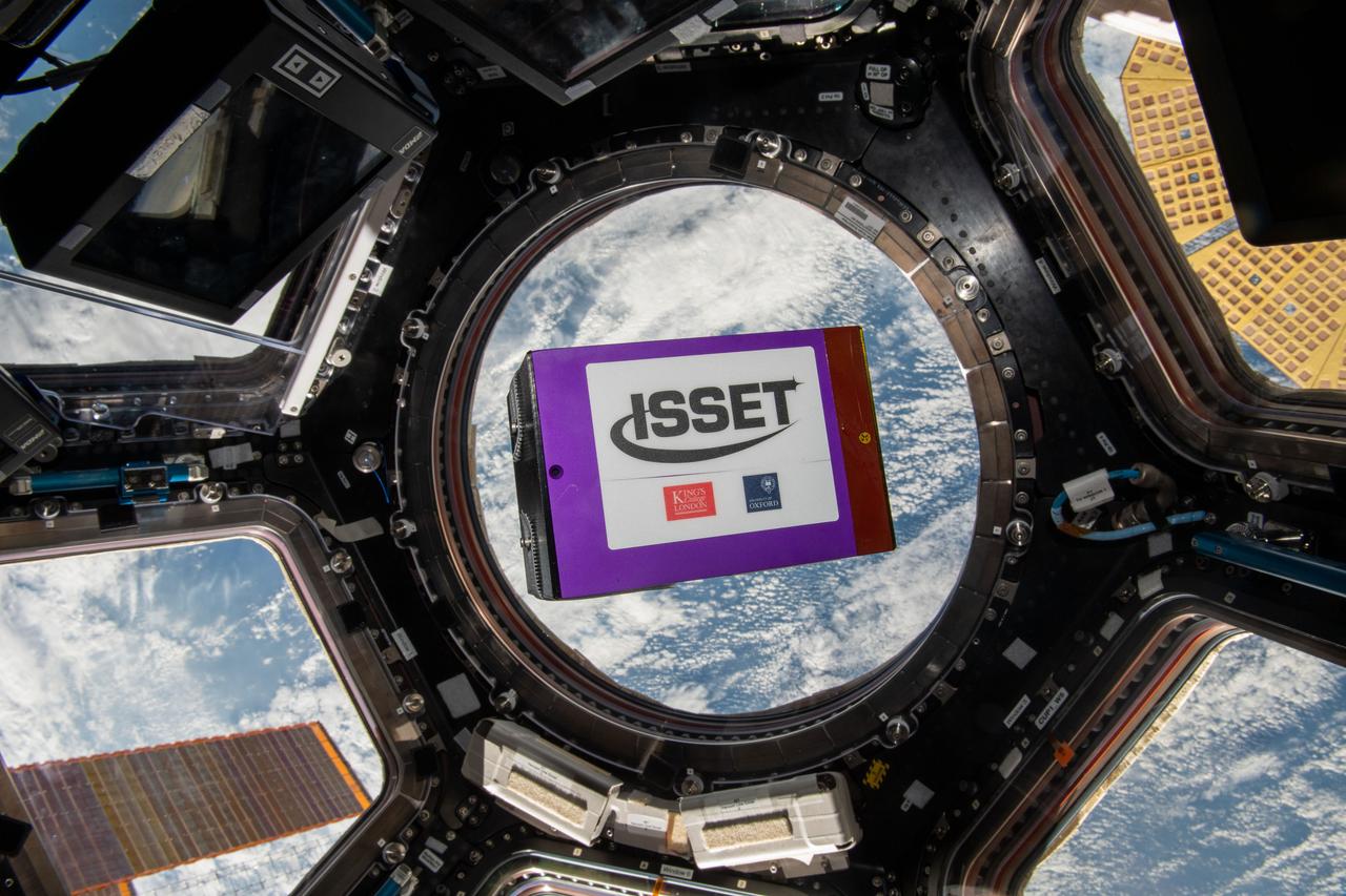 iss068e021547 (11/10/2022) --- A view of the ISSET-Nanoracks-UWS 1 investigation shown in the cupola module aboard the International Space Station (ISS). THE Mission Discovery International Space School Educational Trust – The University of the West of Scotland Plant Monitoring Investigation in Microgravity (ISSET-Nanoracks-UWS 1) examines a method to monitor and measure plant growth in microgravity. It uses intelligent, integrated multi-sensing and lighting control tools to monitor growth of five species of plants for seven days.