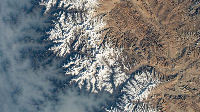 NASA image: The Himalayas and Mount Everest in Nepal