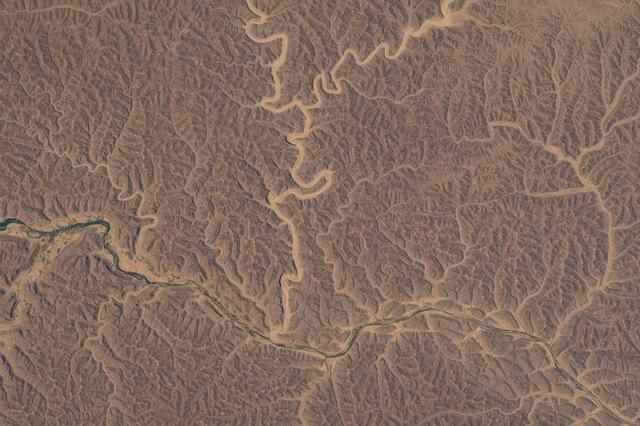 NASA image: Wadis in the hot desert climate of Yemen