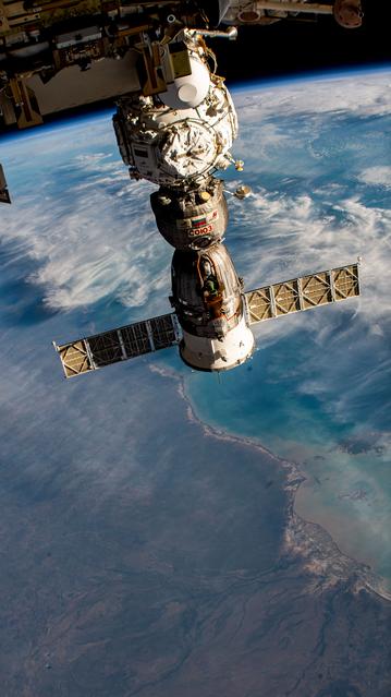 NASA image: The space station orbits above Queensland, Australia
