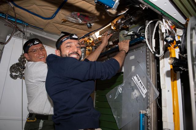 NASA image: Astronauts Frank Rubio of NASA and Sultan Alneyadi of UAE