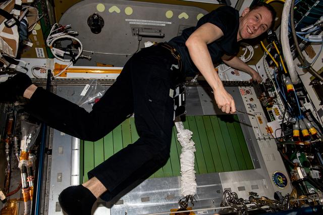 NASA image: Treadmill 2 (T2) Rack Rotation Part 1