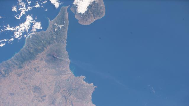 NASA image: Sicily Seen from the International Space Station as it Orbited 258 Miles Above