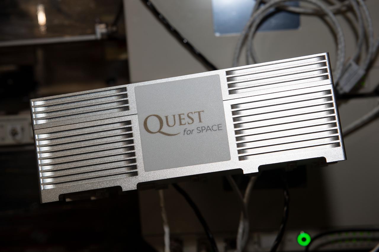 iss069e054897 (8/7/2023) --- A view of the Quest Multi Experiment Module #6 aboard the International space Station (ISS). The 9U Space Tango CubeLab carries 14 individual student-designed experiments and a tech demo, including exploration of magnetism, fluidics, microbial behavior, and plant growth in space. 