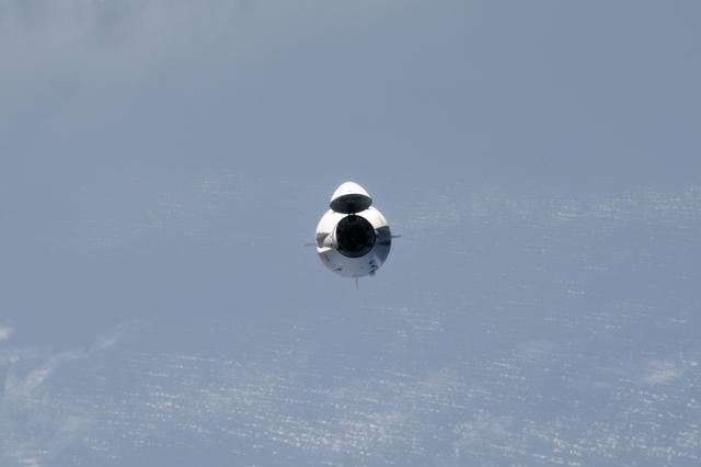 NASA image: Dragon Approaches Station