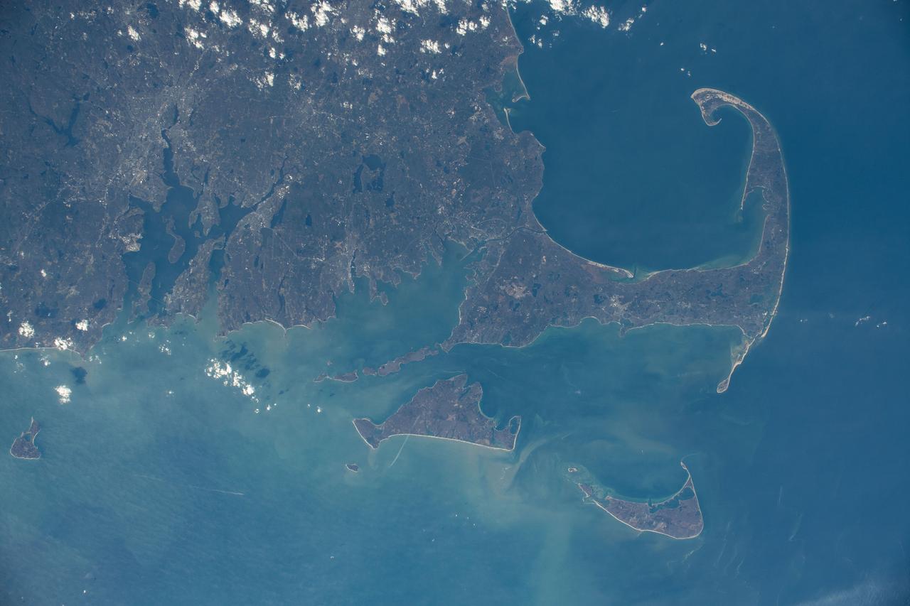 iss070e039484 (Dec. 13, 2023) --- Rhode Island and Massachusetts, including Cape Cod Bay and the islands of Martha's Vineyard and Nantucket, are pictured from the International Space Station as it orbited 261 miles above the notheastern United States.