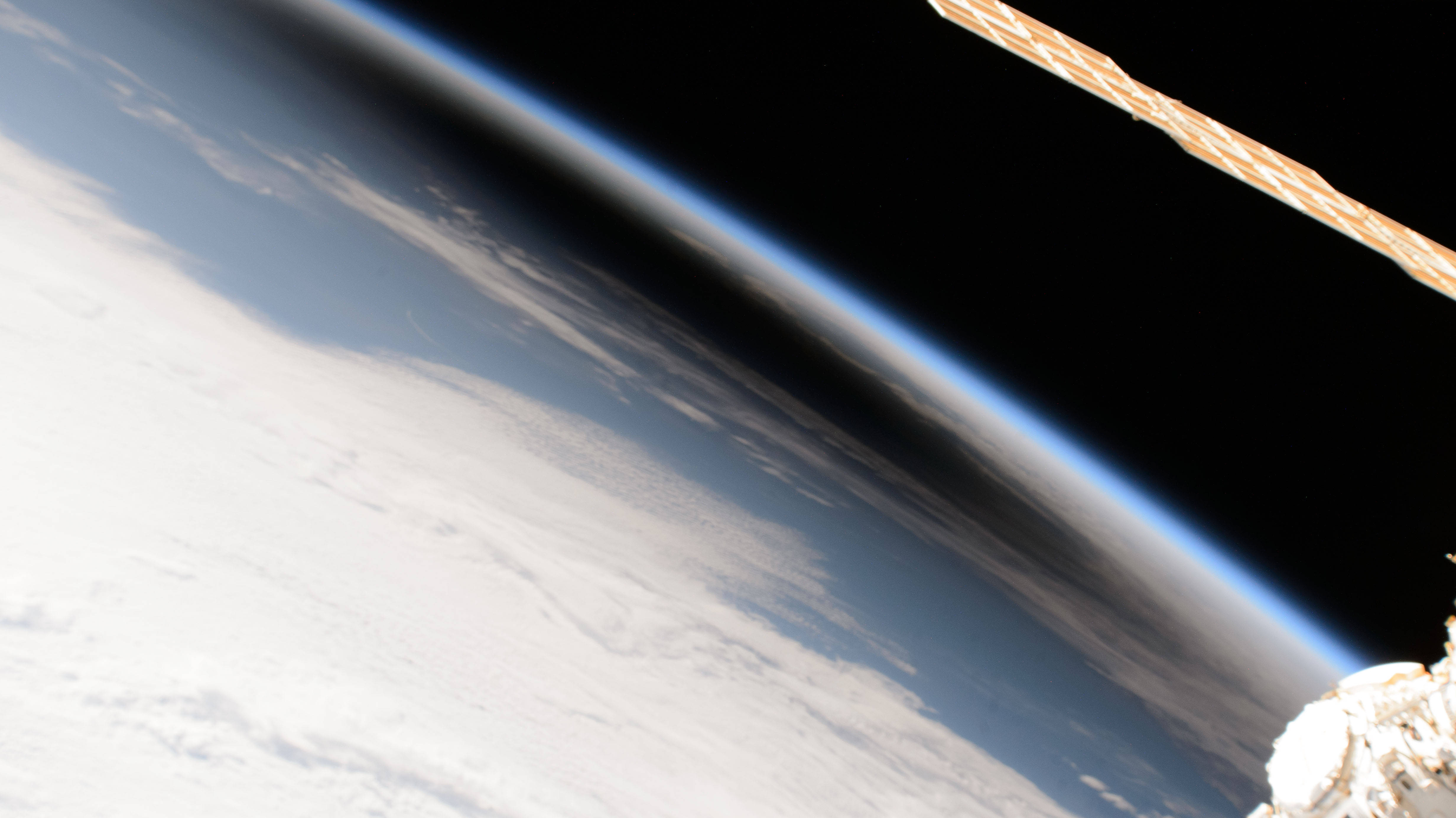 The 2024 Eclipse Umbra Pictured from Space