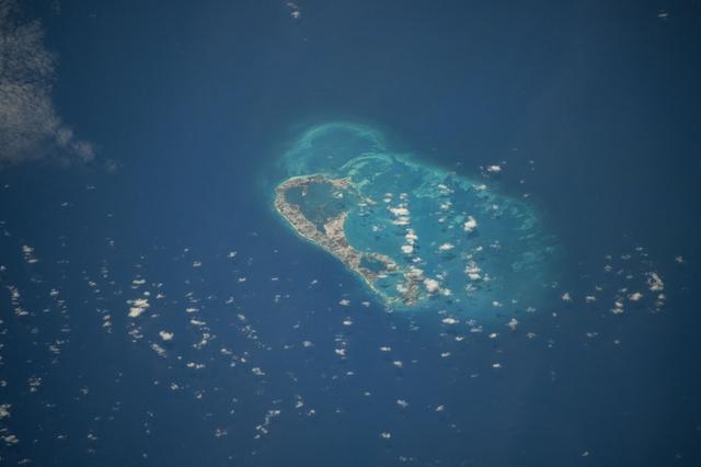 NASA image: Bermuda From 265 Miles Above