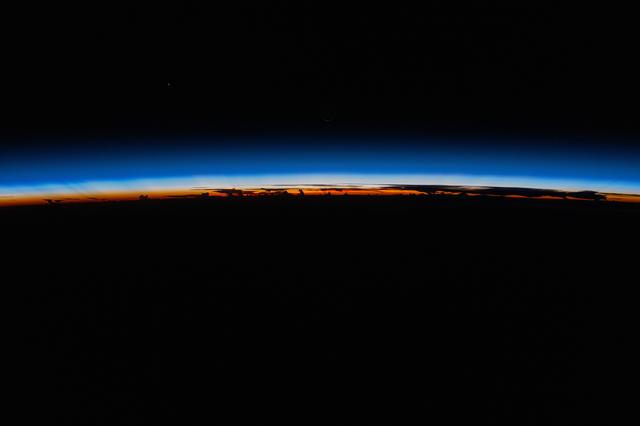 NASA image: The Last Rays of an Orbital Sunset