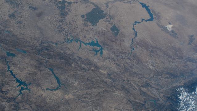 NASA image: Lakes in Syria and Turkiye