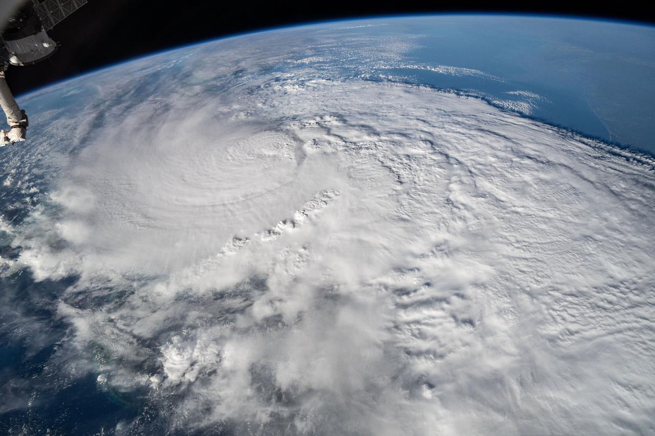 iss072e031398 (Oct. 9, 2024) --- Hurricane Milton is pictured as a category 4 storm in the Gulf of Mexico nearing the coast of Florida in this photograph from the International Space Station as it orbited 258 miles above.