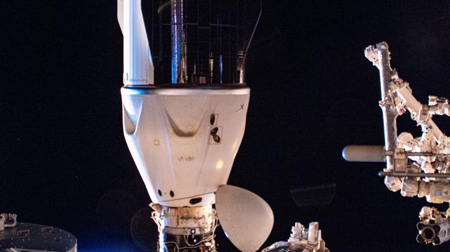 NASA image: The SpaceX Dragon Endeavour docked to the Harmony module