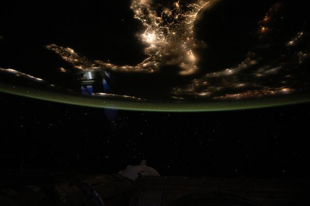 NASA image: The boot of Italy well-defined by the nation's city lights