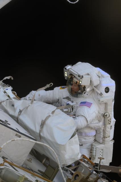 NASA image: NASA astronaut Nichole Ayers is pictured during a spacewalk