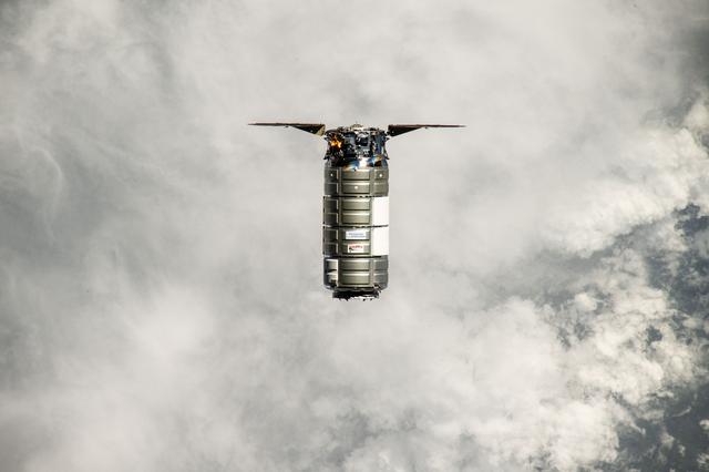 NASA image: The Cygnus XL cargo spacecraft approaches the International Space Station