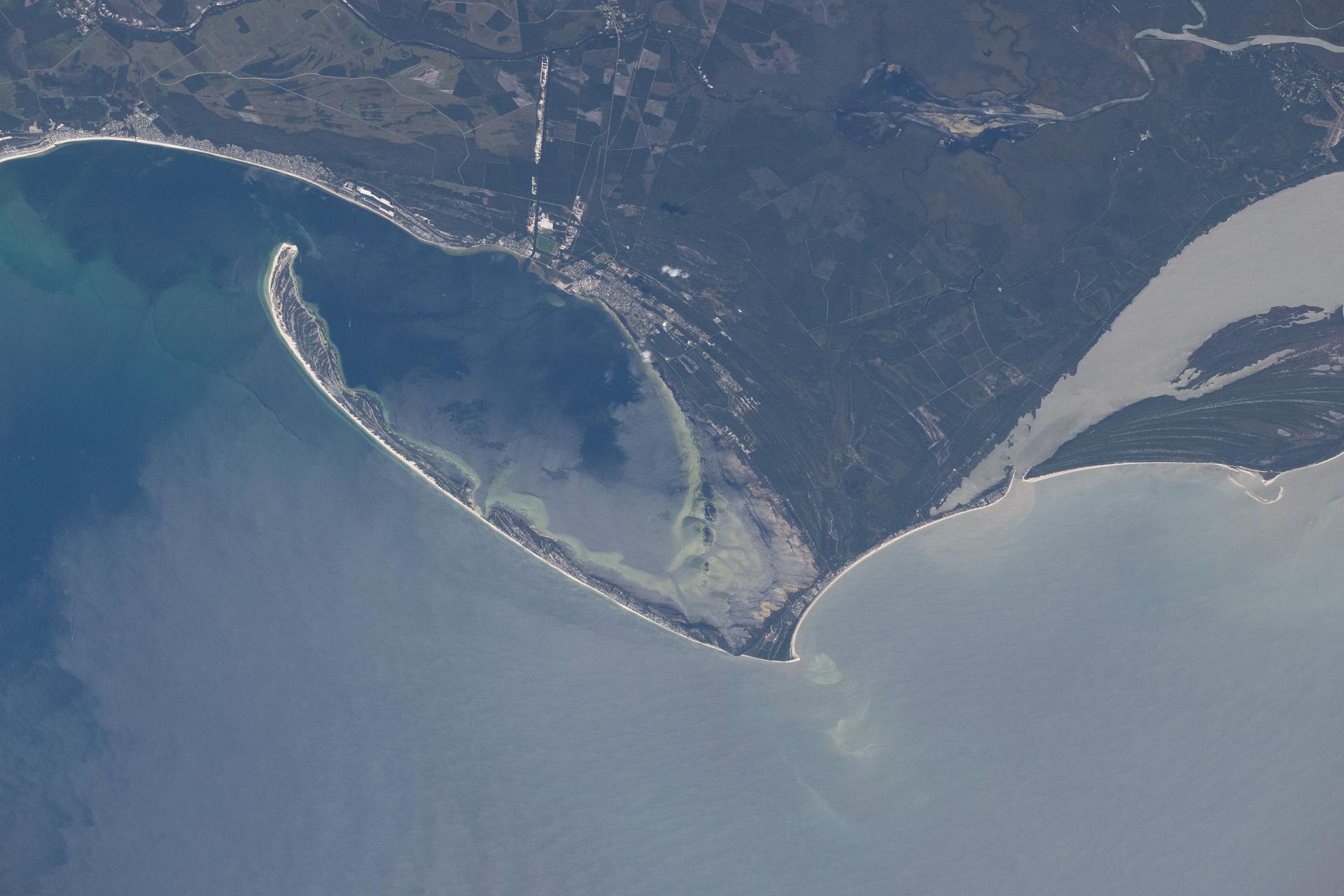 This nature-rich region of the Florida Panhandle features a variety of wildlife and environmental areas along the Gulf Coast. The biodiverse waters of Saint Joseph Bay and Saint Vincent Sound are home to a wide array of marine life, including birds, reptiles, and more. The International Space Station was orbiting 260 miles above Earth when this photograph was taken.