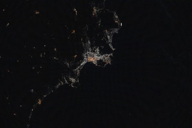 NASA image: Palermo, Italy—on the Sicilian coast of the Tyrrhenian Sea